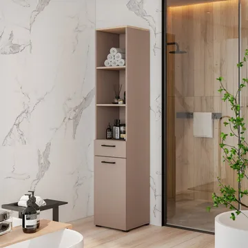 Skap Rosa 1 skuff 1 dør - Oppbevaring - Hylle - Bokhylle