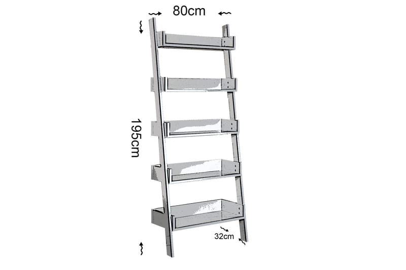Comfortale Bokhylle - Oppbevaring - Hylle - Stigehylle & trappehylle