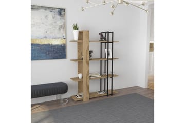 Thyra Bokhylle 120 cm - Eik/Sort - Oppbevaring - Hylle - Bokhylle