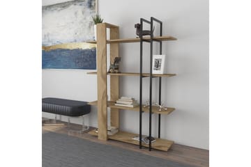 Thyra Bokhylle 120 cm - Eik/Sort - Oppbevaring - Hylle - Bokhylle