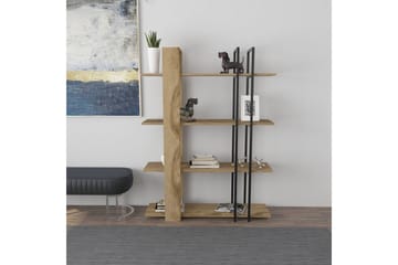 Thyra Bokhylle 120 cm - Eik/Sort - Oppbevaring - Hylle - Bokhylle