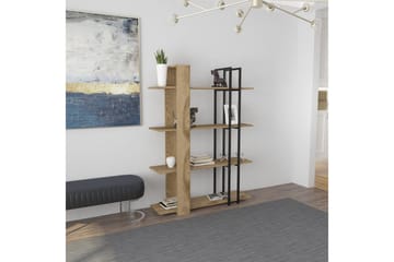 Thyra Bokhylle 120 cm - Eik/Sort - Oppbevaring - Hylle - Bokhylle