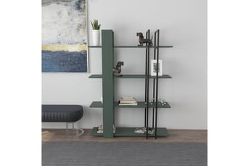 Thyra Bokhylle 120 cm - Grønn/Sort - Oppbevaring - Hylle - Bokhylle