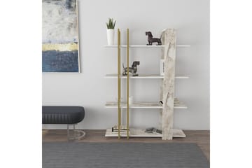 Thyra Bokhylle 120 cm - Gull - Oppbevaring - Hylle - Bokhylle