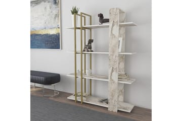 Thyra Bokhylle 120 cm - Gull - Oppbevaring - Hylle - Bokhylle