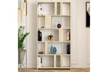 Timiza Bokhylle 90 cm - Beige - Oppbevaring - Hylle - Bokhylle