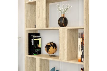 Timiza Bokhylle 90 cm i Eik - Beige - Oppbevaring - Hylle - Bokhylle