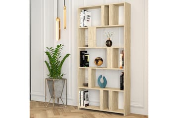 Timiza Bokhylle 90 cm i Eik - Beige - Oppbevaring - Hylle - Bokhylle