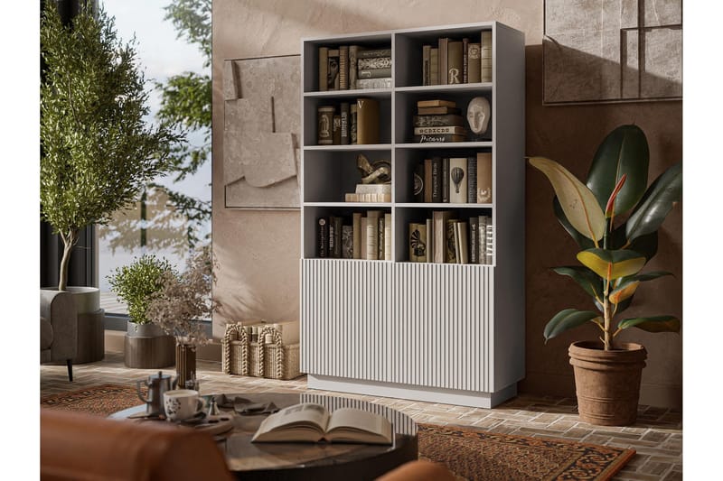 Torvalen Bokhylla 100 cm - Beige - Oppbevaring - Hylle - Bokhylle