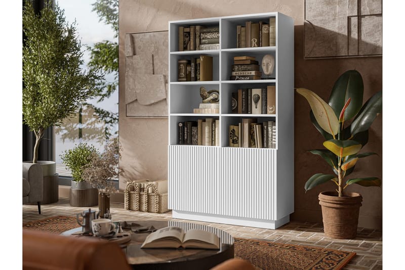 Torvalen Bokhylla 100 cm - Hvit - Oppbevaring - Hylle - Bokhylle