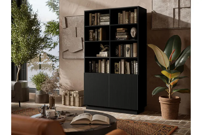 Torvalen Bokhylla 100 cm - Svart - Oppbevaring - Hylle - Bokhylle