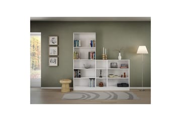 Trysil Bokhylle 79 cm - Hvit - Oppbevaring - Hylle - Bokhylle