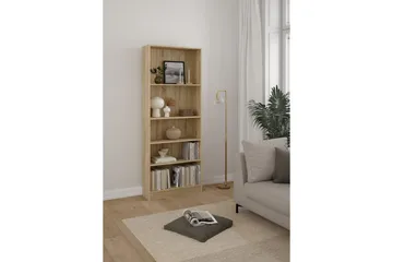 Trysil Bokhylle 79 cm i Eik - Beige - Oppbevaring - Hylle - Bokhylle