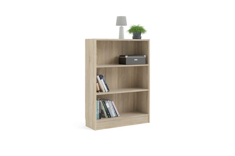Trysil Bokhylle 79 cm i Eik - Beige - Oppbevaring - Hylle - Bokhylle