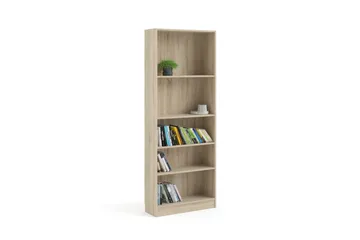 Trysil Bokhylle 79 cm i Eik - Beige - Oppbevaring - Hylle - Bokhylle