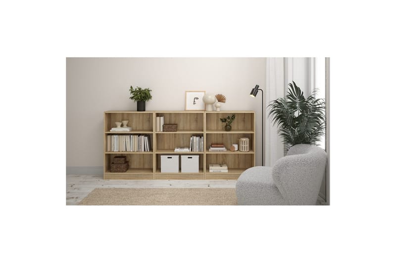 Trysil Bokhylle 79 cm - Natur - Oppbevaring - Hylle - Bokhylle