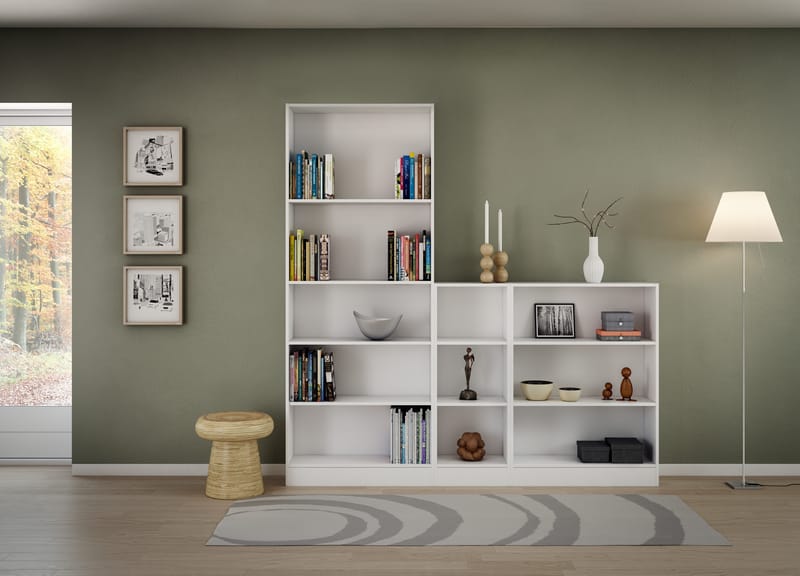 Trysil Bokhylle med 2 hyller 79x27x107 cm - Oppbevaring - Hylle - Bokhylle