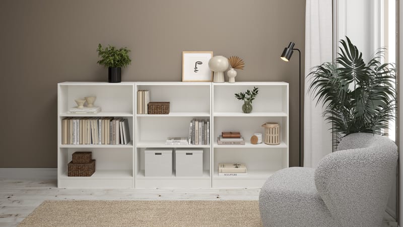 Trysil Bokhylle med 2 hyller 79x27x107 cm - Oppbevaring - Hylle - Bokhylle