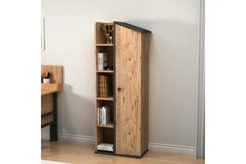 Valerin Bokhylle 60 cm - Brun/Antrasitt - Oppbevaring - Hylle - Bokhylle