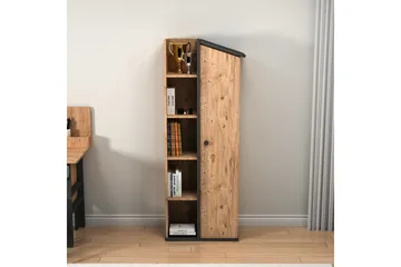 Valerin Bokhylle 60 cm - Brun/Antrasitt - Oppbevaring - Hylle - Bokhylle