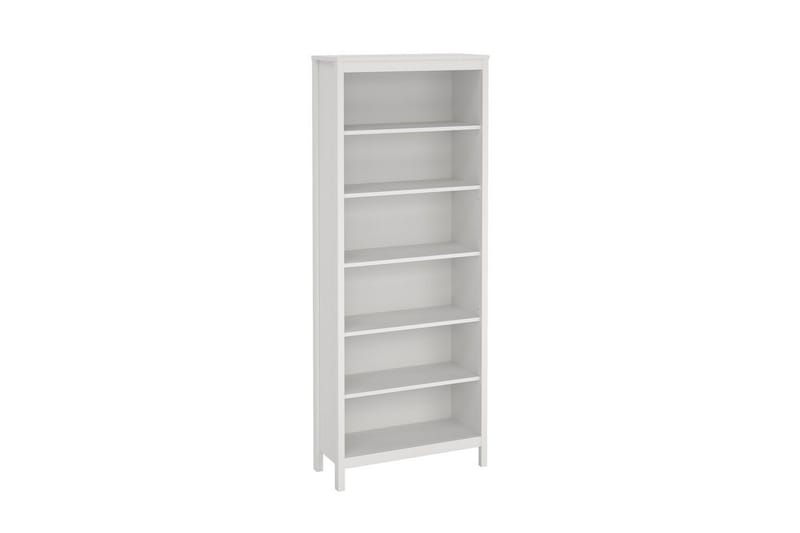 Vallvidera Bokhylle 78 cm - Hvit - Oppbevaring - Hylle - Bokhylle