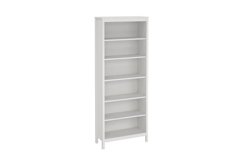 Vallvidera Bokhylle 78 cm - Hvit - Oppbevaring - Hylle - Bokhylle