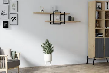 Andifli Vegghylle 120x30 cm - Blå - Oppbevaring - Hylle - Vegghylle