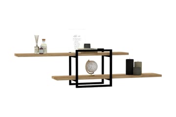 Andifli Vegghylle 120x30 cm - Blå - Oppbevaring - Hylle - Vegghylle