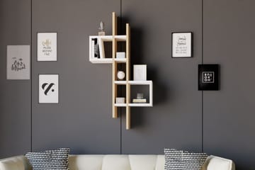 Andifli Vegghylle 53,8x108 cm - Blå - Oppbevaring - Hylle - Vegghylle