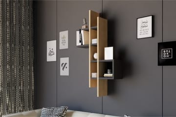 Andifli Vegghylle 53,8x108 cm - Blå - Oppbevaring - Hylle - Vegghylle