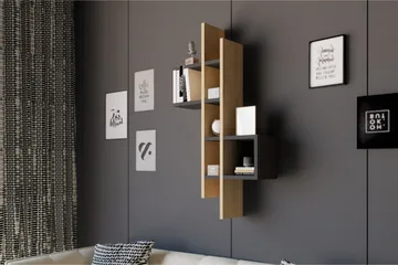 Andifli Vegghylle 53,8x108 cm - Blå - Oppbevaring - Hylle - Vegghylle