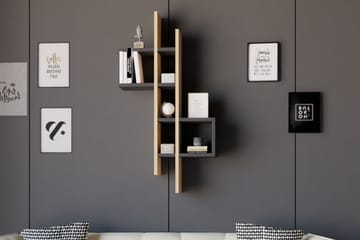 Andifli Vegghylle 53,8x108 cm - Blå - Oppbevaring - Hylle - Vegghylle