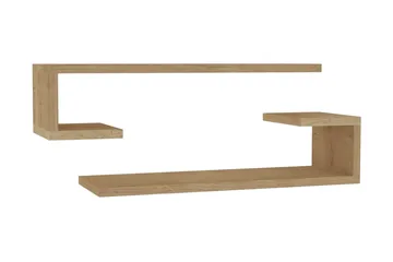 Andifli Vegghylle 60x15 cm - Grønn - Oppbevaring - Hylle - Vegghylle