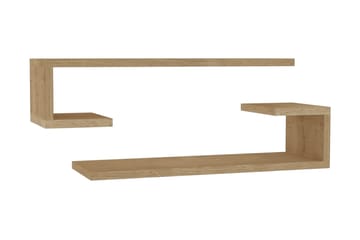 Andifli Vegghylle 60x15 cm - Grønn - Oppbevaring - Hylle - Vegghylle