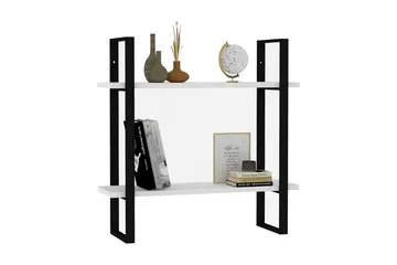 Andifli Vegghylle 70x70 cm - Hvit - Oppbevaring - Hylle - Vegghylle