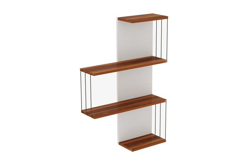 Ansizca Vegghylle 96x65 cm, Natur/Hvit