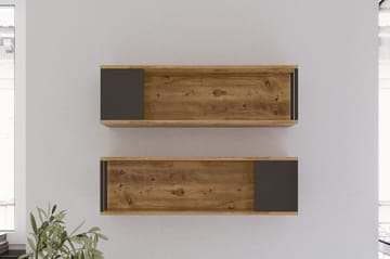 Aobrey Vegghylle 22x100 cm - Natur - Oppbevaring - Hylle - Vegghylle