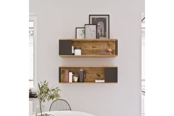 Aobrey Vegghylle 22x100 cm - Natur - Oppbevaring - Hylle - Vegghylle