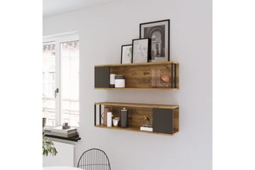 Aobrey Vegghylle 22x100 cm - Natur - Oppbevaring - Hylle - Vegghylle