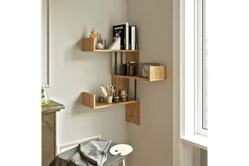 Aobrey Vegghylle 60x60 cm - Natur - Oppbevaring - Hylle - Vegghylle