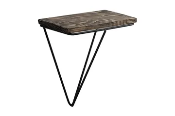 Arsenal Vegghylle 15x27 cm - Svart / Valnøtt - Oppbevaring - Hylle - Vegghylle