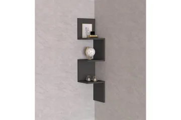 Baghana Vegghylle 25x25 cm - Antrasitt - Oppbevaring - Hylle - Vegghylle