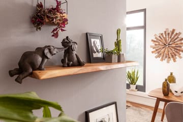 Belleview Vegghylle 80x25 cm - Brun - Oppbevaring - Hylle - Vegghylle