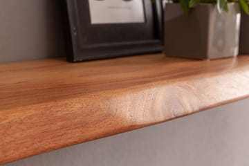 Belleview Vegghylle 80x25 cm - Brun - Oppbevaring - Hylle - Vegghylle