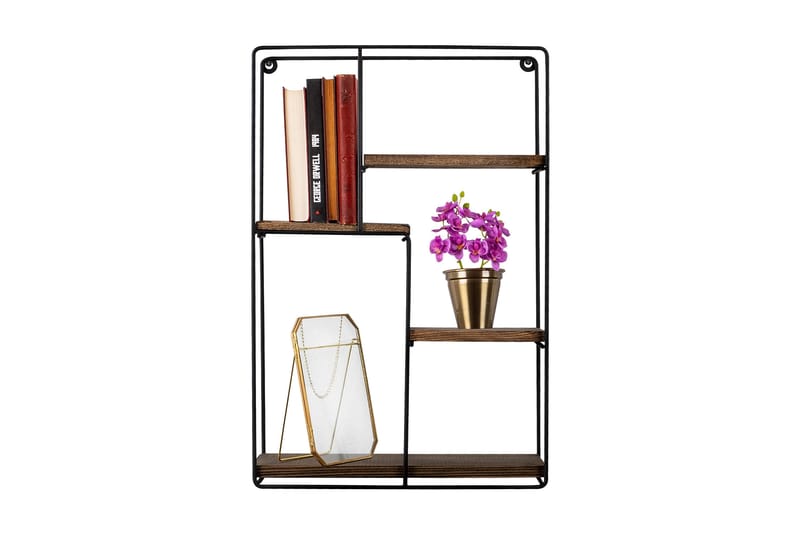 Bingdi Vegghylle 60x15 cm 4 Hyller - Oppbevaring - Hylle - Vegghylle