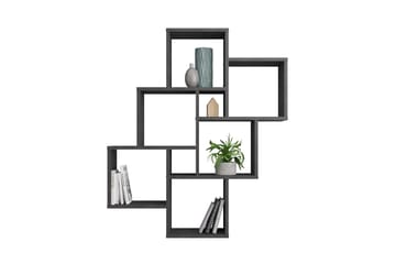 Brishana Vegghylle 81 cm - Svart - Oppbevaring - Hylle - Vegghylle