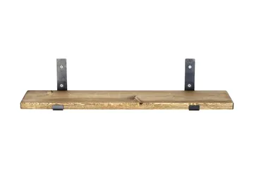 Chealsie Vegghylle 60 cm - Svart / Valnøtt - Oppbevaring - Hylle - Vegghylle