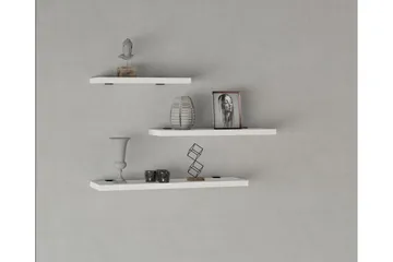 Cordin Vegghylle 2x30 cm 3-pk - Hvit - Oppbevaring - Hylle - Vegghylle