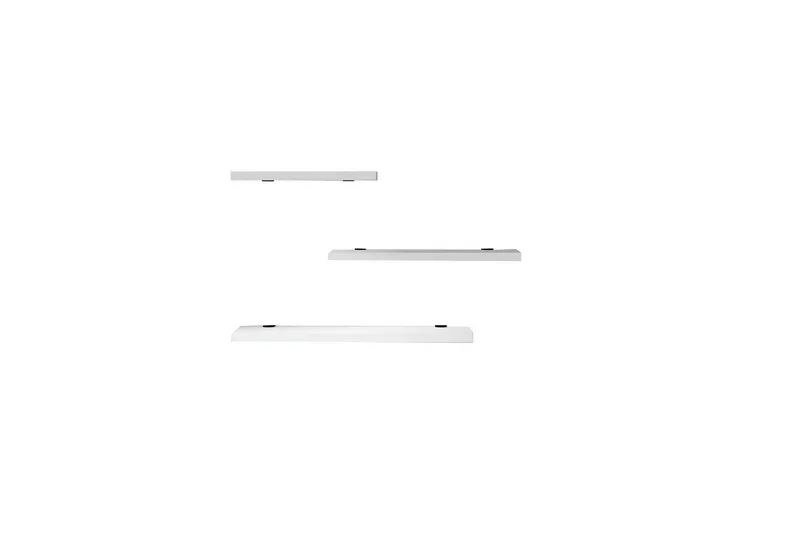 Cordin Vegghylle 2x30 cm 3-pk - Hvit - Oppbevaring - Hylle - Vegghylle