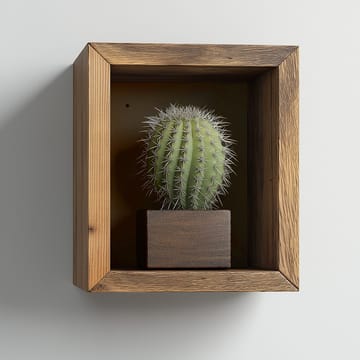 Decorative Wooden Wall Shelf Hanah Home - Oppbevaring - Hylle - Vegghylle